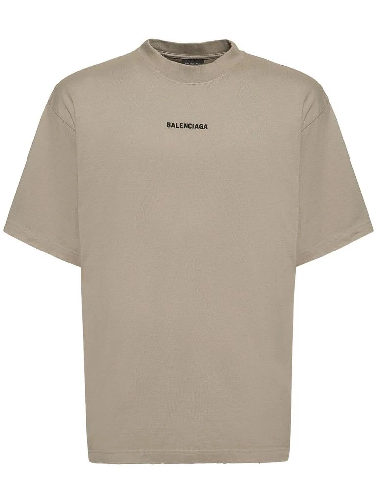 商品Balenciaga|Destroyed Vintage Cotton Jersey T-shirt,价格¥5498,第1张图片