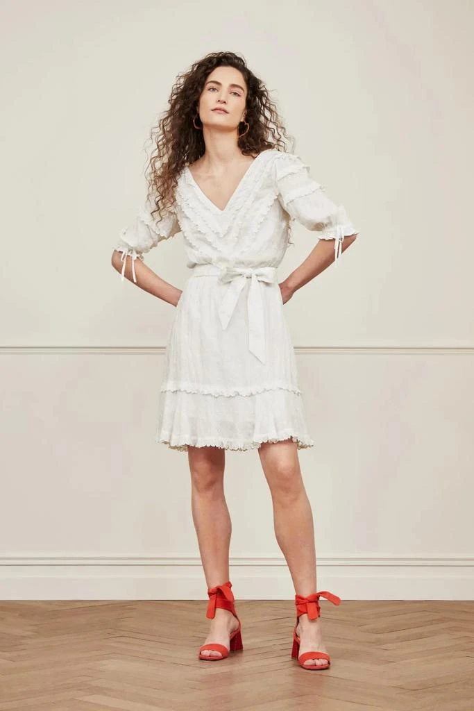 商品Fabienne Chapot|Fabienne Chapot Crissy Dress Cream White,价格¥702,第1张图片