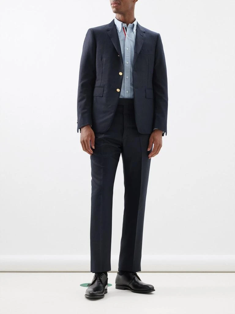 商品Thom Browne|Backstrap Super 120's wool-twill suit trousers,价格¥4041,第2张图片详细描述