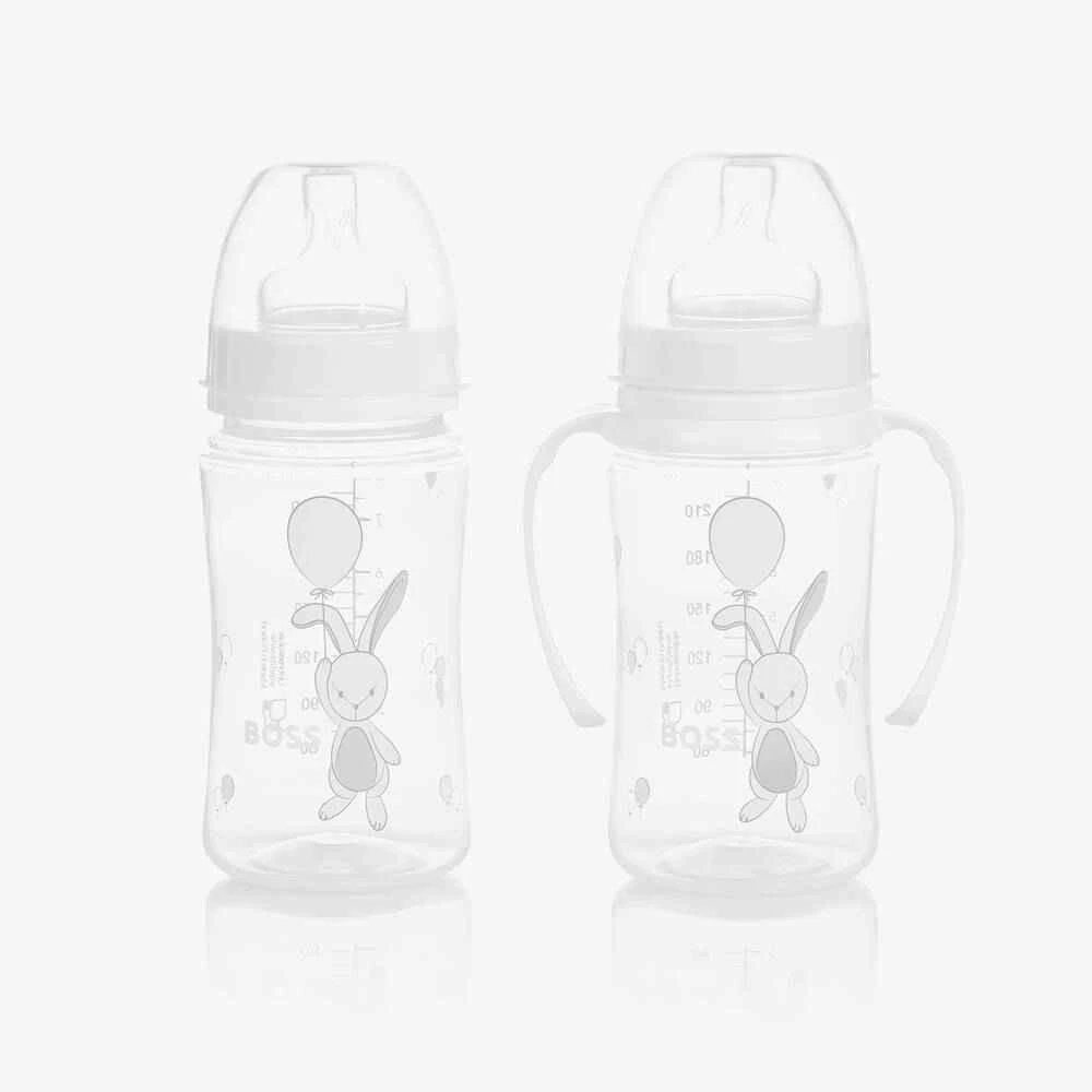 商品Hugo Boss|Hugo Boss Baby Rabbit Print Bottle Set,价格¥171,第1张图片
