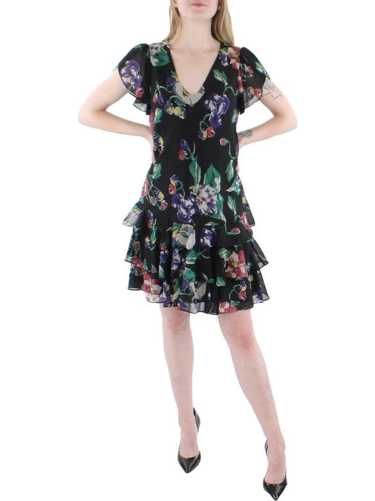 商品Ralph Lauren|Womens Drop Waist Knee Length Sheath Dress,价格¥425,第1张图片