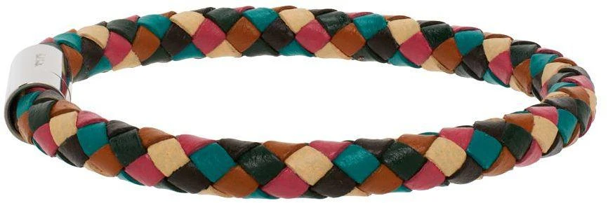 商品Paul Smith|Multicolor Leather Bracelet,价格¥488,第3张图片详细描述