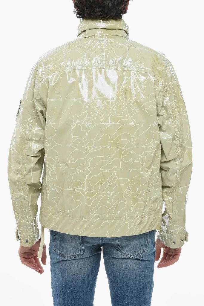 商品Stone Island|Stone Island Painted Cotton Windproof Jacket with Removable Padded Vest,价格¥7574,第2张图片详细描述