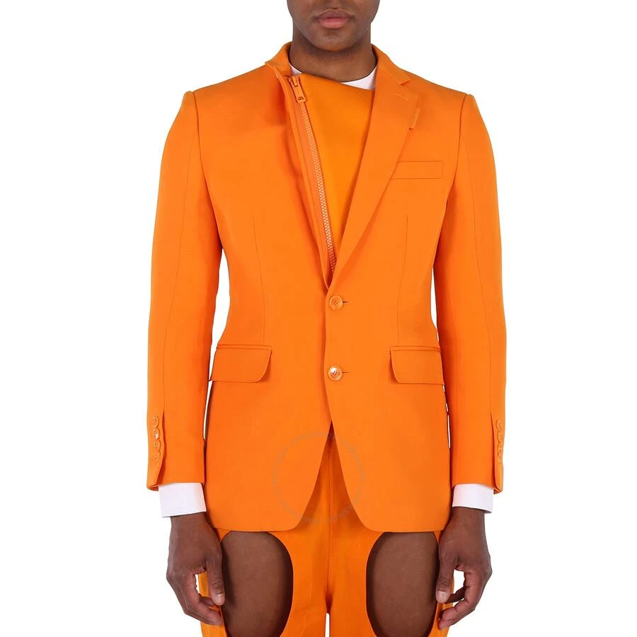 商品Burberry|Men's Deep Orange Grain De Poudre English-Fit Tuxedo Jacket,价格¥1517,第1张图片