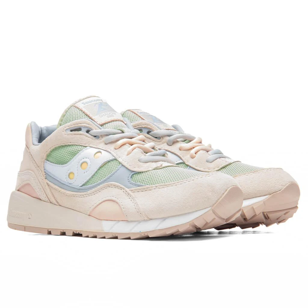 商品Saucony|Saucony Shadow 6000 - White/Light Green,价格¥744,第2张图片详细描述