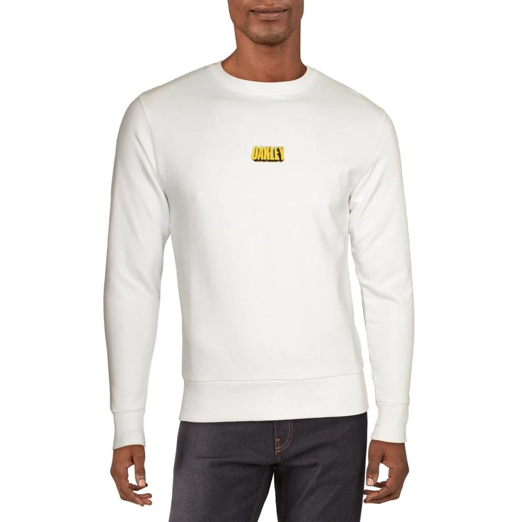 商品Oakley|Oakley Team Men's Cotton Logo Print Long Sleeve Crewneck Sweatshirt,价格¥92,第2张图片详细描述