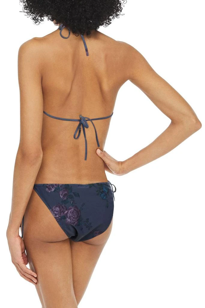 商品Ganni|Floral-print triangle bikini top,价格¥239,第1张图片