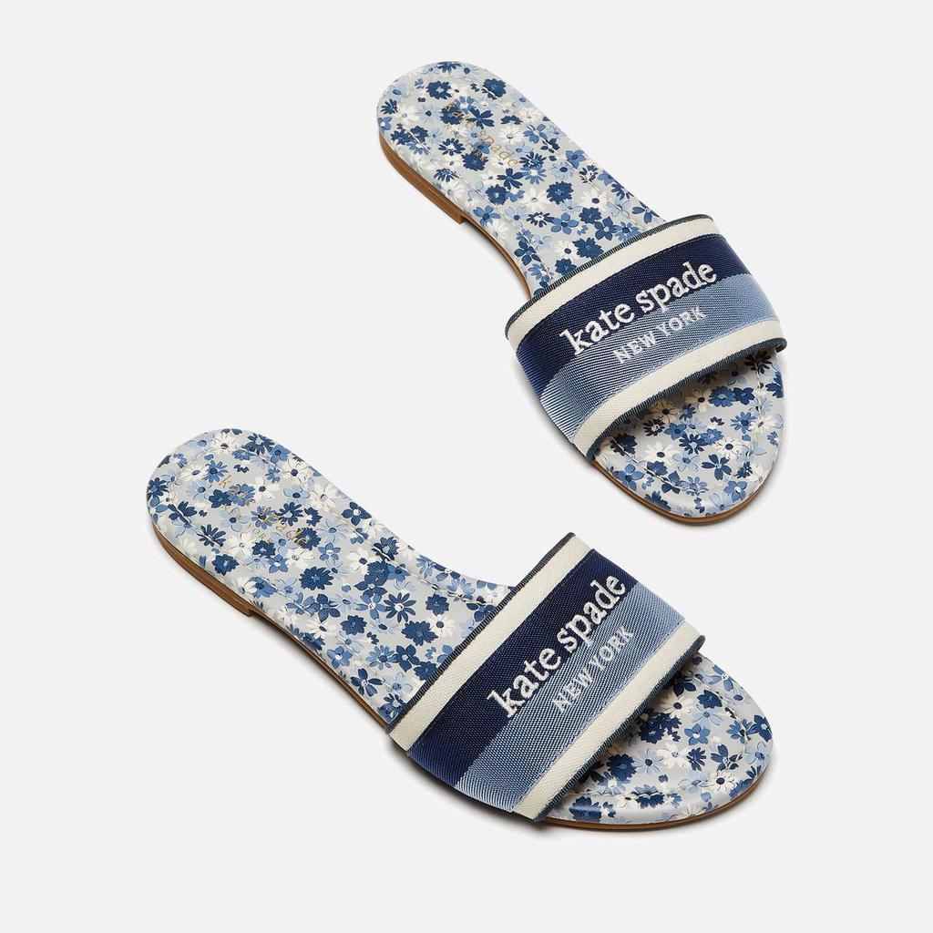 商品Kate Spade|Kate Spade New York Women's Meadow Slide Sandals - Blazer Blue,价格¥743,第4张图片详细描述