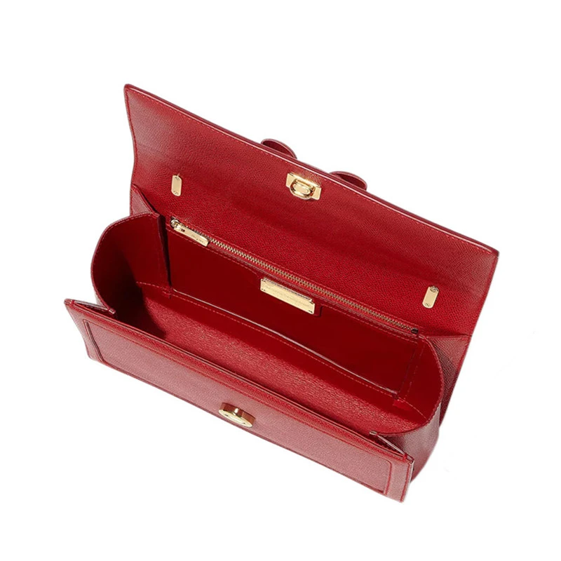 Salvatore Ferragamo 菲拉格慕 女士红色牛皮单肩挎包 21-G462-674280 商品