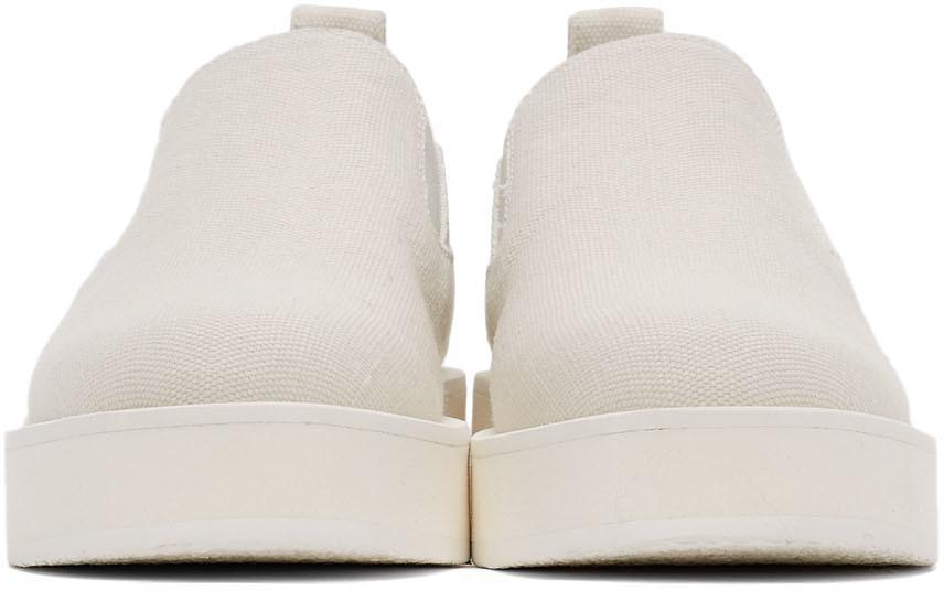 商品Jil Sander|Off-White Slip-On Platform Sneakers,价格¥3967,第4张图片详细描述