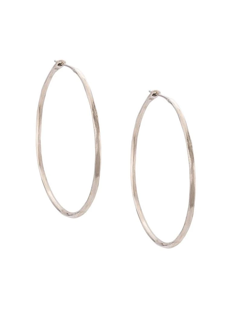 商品WERKSTATT MUNCHEN|WERKSTATT MUNCHEN HOOP EARRINGS HAMMERED M4511,价格¥2171,第1张图片