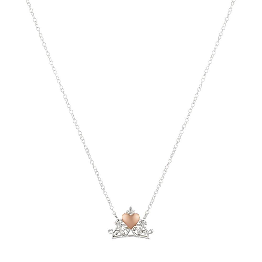 Princess Crown Necklace in 14K Gold Flash Plated商品第1张图片规格展示