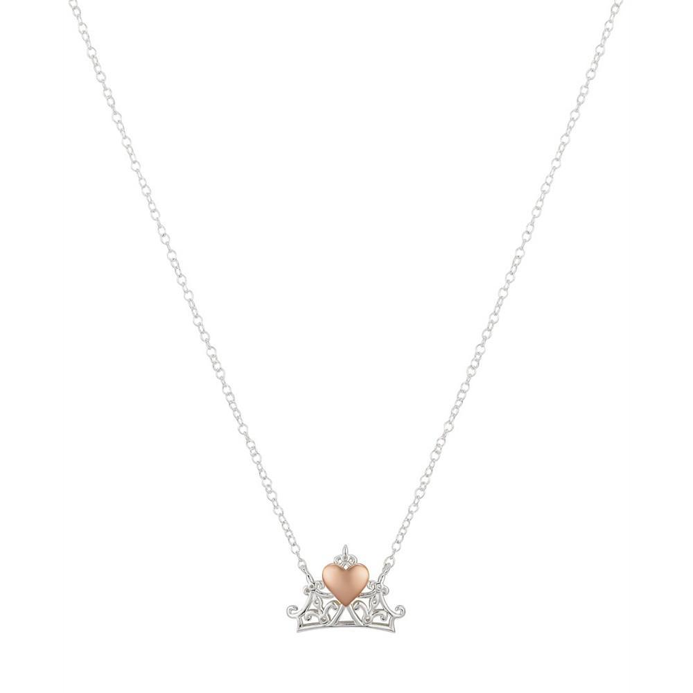 商品Disney|Princess Crown Necklace in 14K Gold Flash Plated,价格¥133,第1张图片