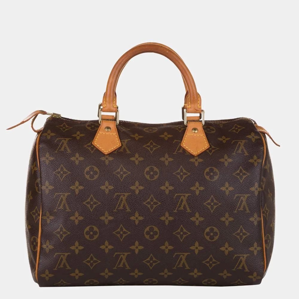 商品[二手商品] Louis Vuitton|Louis Vuitton Brown Monogram Speedy 30,价格¥8300,第3张图片详细描述