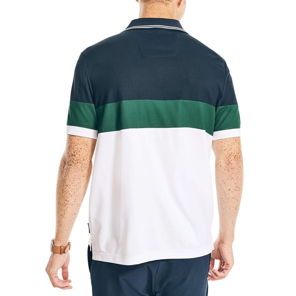 商品Nautica|Men's Navtech Sustainably Crafted Colorblock Classic Fit Polo,价格¥215,第2张图片详细描述