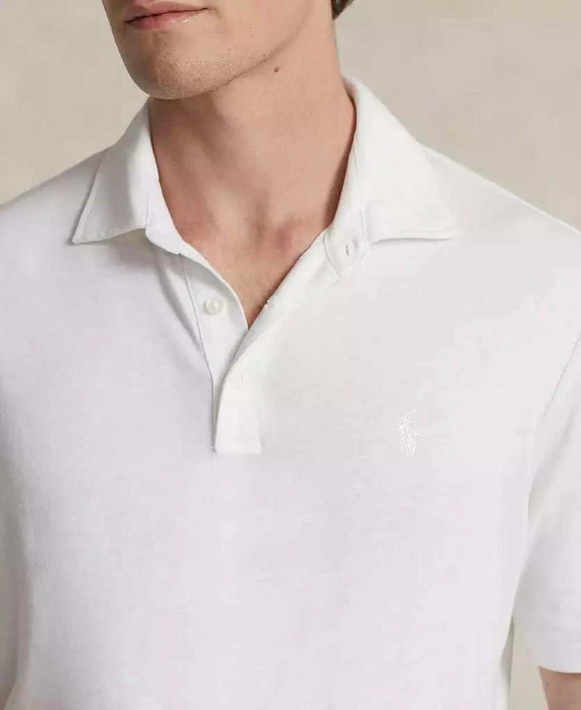 商品Ralph Lauren|男士经典版型棉麻 Polo 衫,价格¥379,第3张图片详细描述