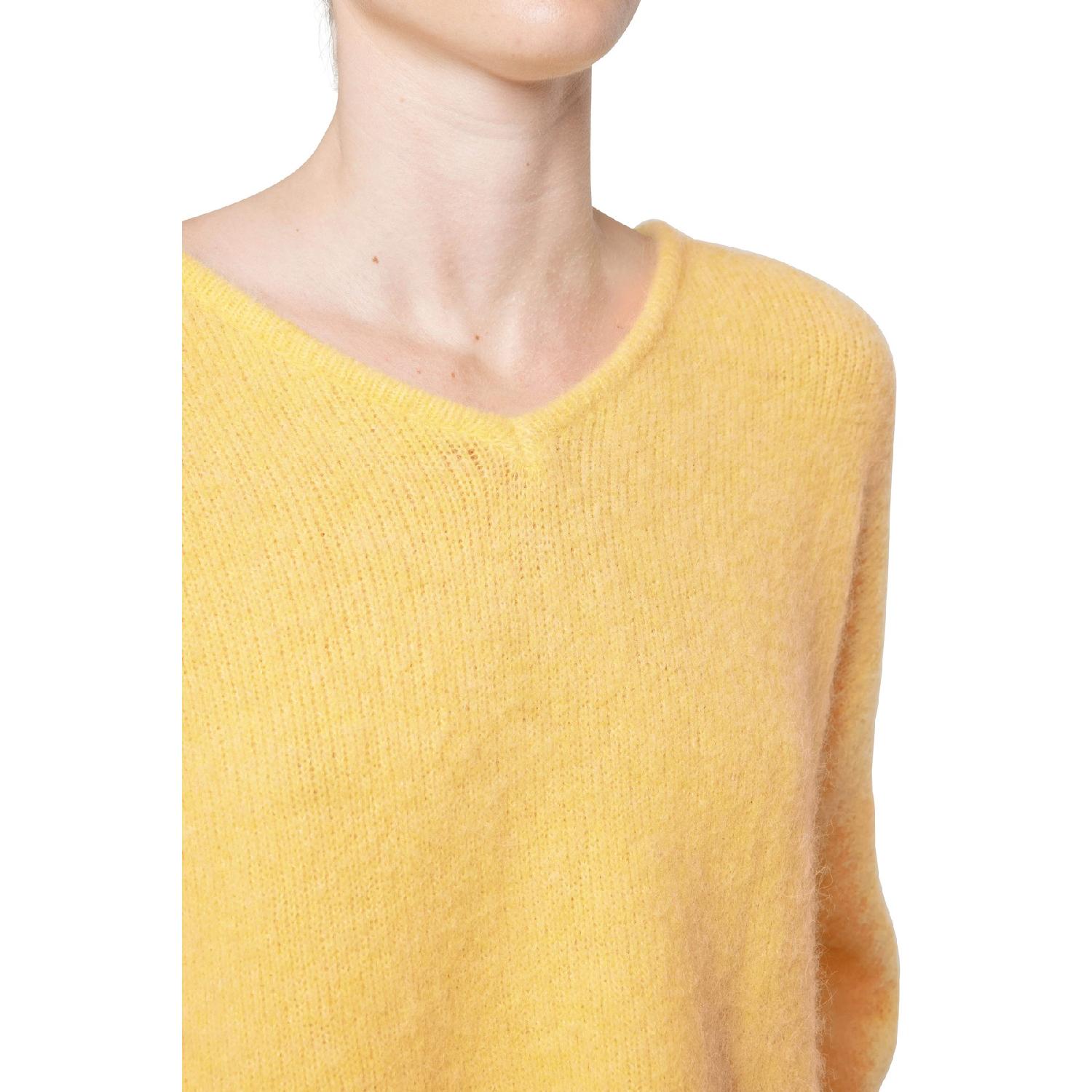 【特惠9.0折】包邮包税【预售7天发货】 AMERICAN VINTAGE 23秋冬 女士 针织衫 East 针织衫 AMVHE549YE1商品第5张图片规格展示