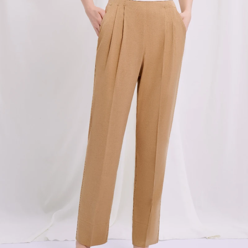 Skylar浅驼撞色高腰裤 | Skylar Pants - Camel 商品