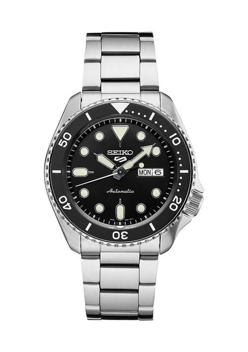 商品Seiko|Mens Black Bezel Watch,价格¥1932,第1张图片