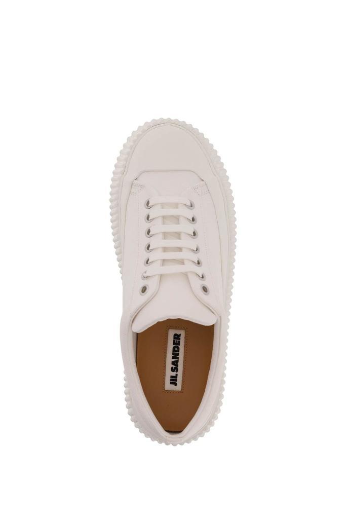 商品Jil Sander|CANVAS PLATFORM SNEAKERS,价格¥3158,第5张图片详细描述