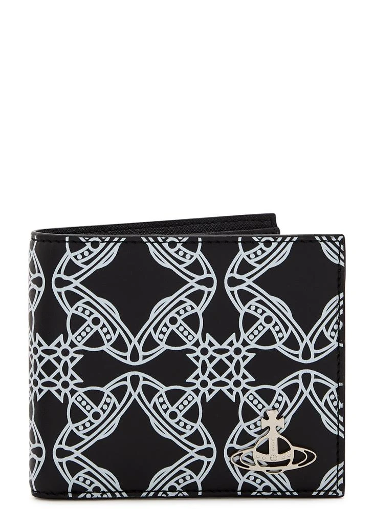 商品Vivienne Westwood|Black printed vegan leather wallet,价格¥1093,第1张图片