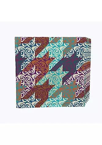 商品Fabric Textile Products, Inc.|Textile Products Inc. Napkin Set 100 Polyester Set Of 4 18X18 Retro Patchwork Houndstooth,价格¥225,第1张图片