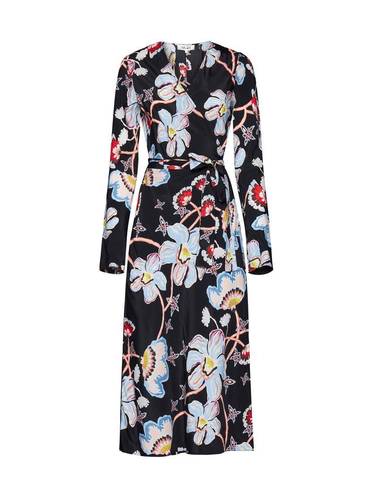 商品Diane von Furstenberg|Diane von Furstenberg Tilly Floral-Printed V-Neck Midi Dress,价格¥3842,第1张图片