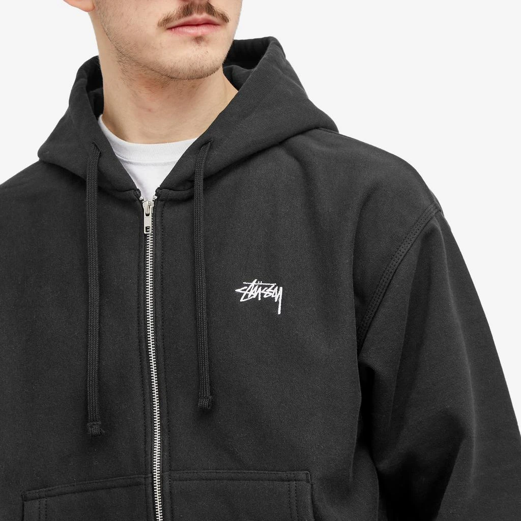 商品STUSSY|Stussy Stock Logo Zip Hoodie,价格¥1323,第5张图片详细描述