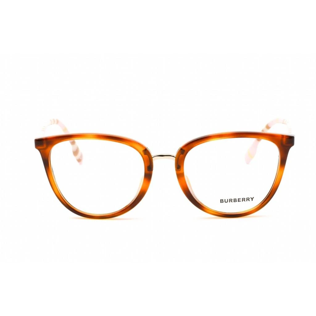 商品Burberry|Burberry Women's Eyeglasses - Full Rim Cat Eye Light Havana Plastic | 0BE2366U 4019,价格¥645,第2张图片详细描述