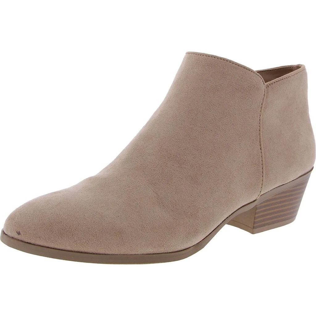 Style & Co. Womens Wileyy Faux Suede Zipper Booties 商品