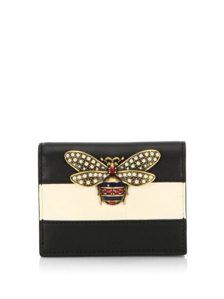 商品Gucci|Queen Margaret Colorblock Leather Wallet,价格¥4049,第1张图片