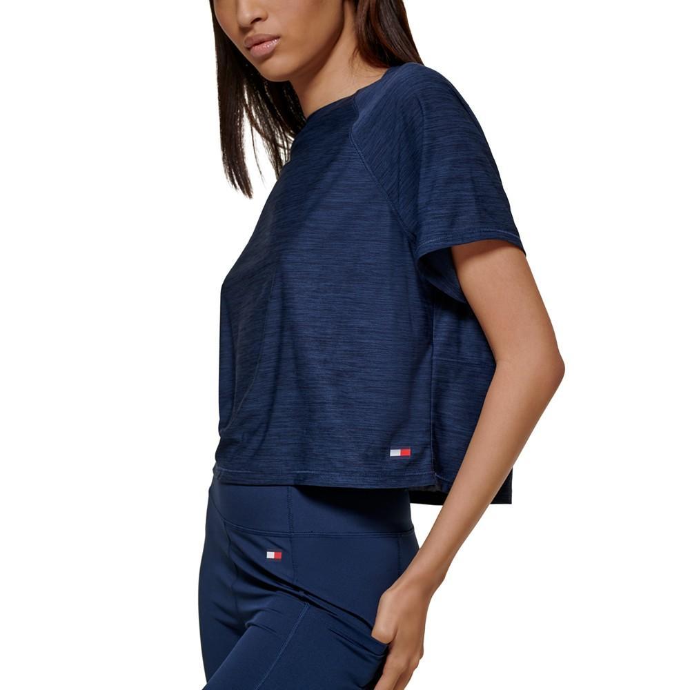 商品Tommy Hilfiger|Women's Active Cropped Raglan T-Shirt,价格¥146,第6张图片详细描述