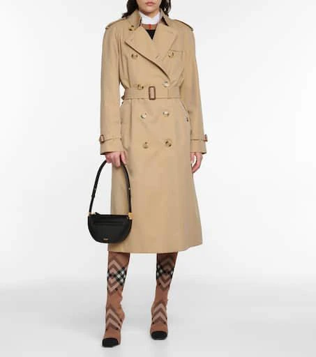 商品Burberry|Vintage Check 105 sock boots,价格¥6329,第2张图片详细描述