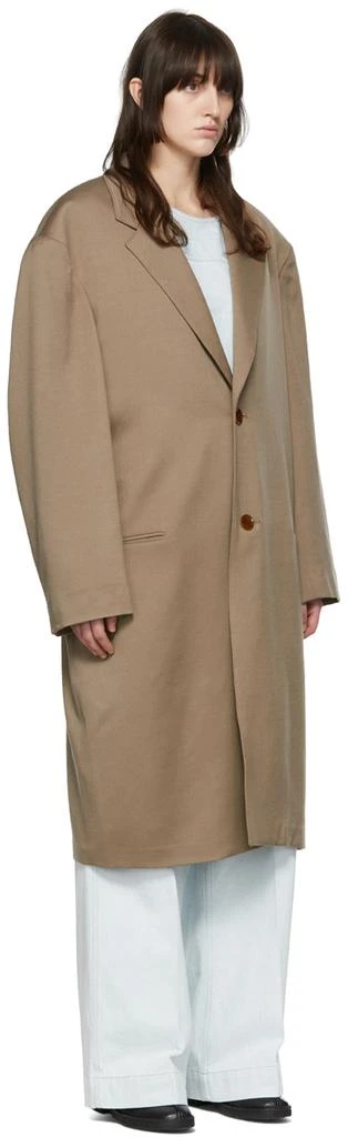 商品Lemaire|Taupe Wool Trench Coat,价格¥3378,第2张图片详细描述