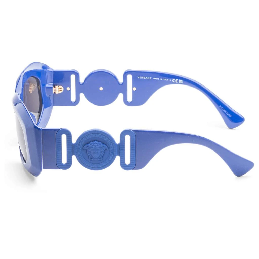 商品Versace|Versace 蓝色 Irregular 太阳镜,价格¥814,第2张图片详细描述