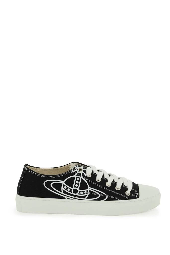 商品Vivienne Westwood|PLIMSOLL LOW TOP 2.0 CANVAS SNEAKERS,价格¥1059,第1张图片