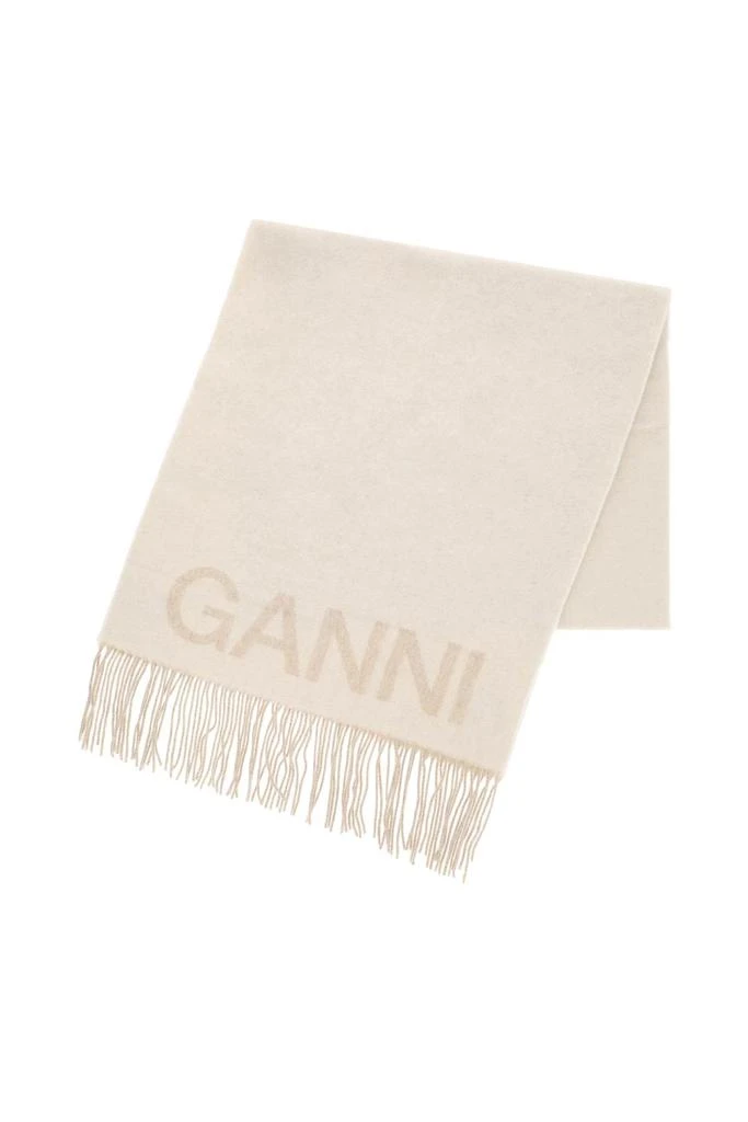 商品Ganni|Ganni Logo Scarf,价格¥588,第3张图片详细描述