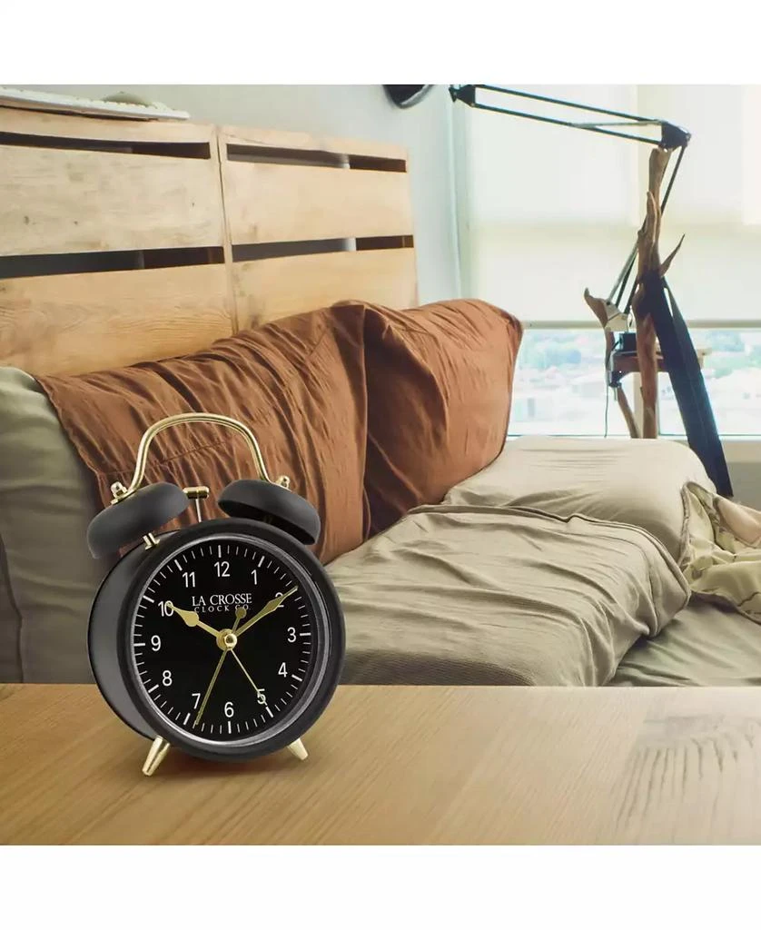 商品La Crosse Technology|Clock Twin Bell Alarm Clock,价格¥202,第5张图片详细描述