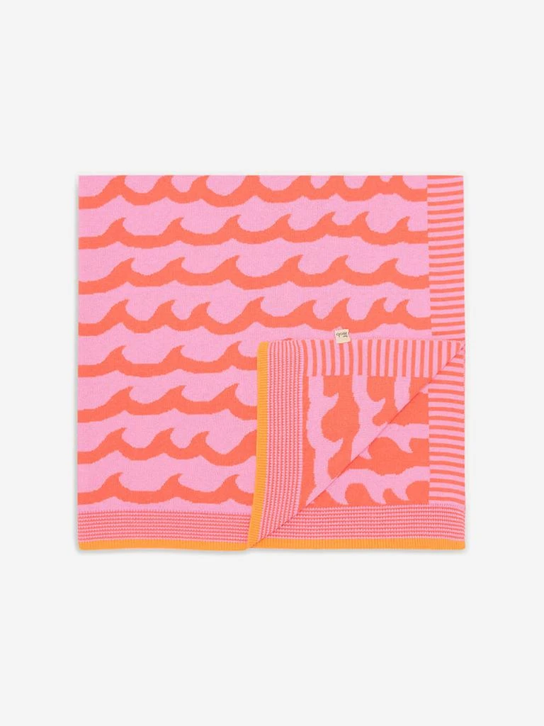 商品The Bonnie Mob|Baby Girls Gale Waves Shawl in Pink,价格¥260,第1张图片