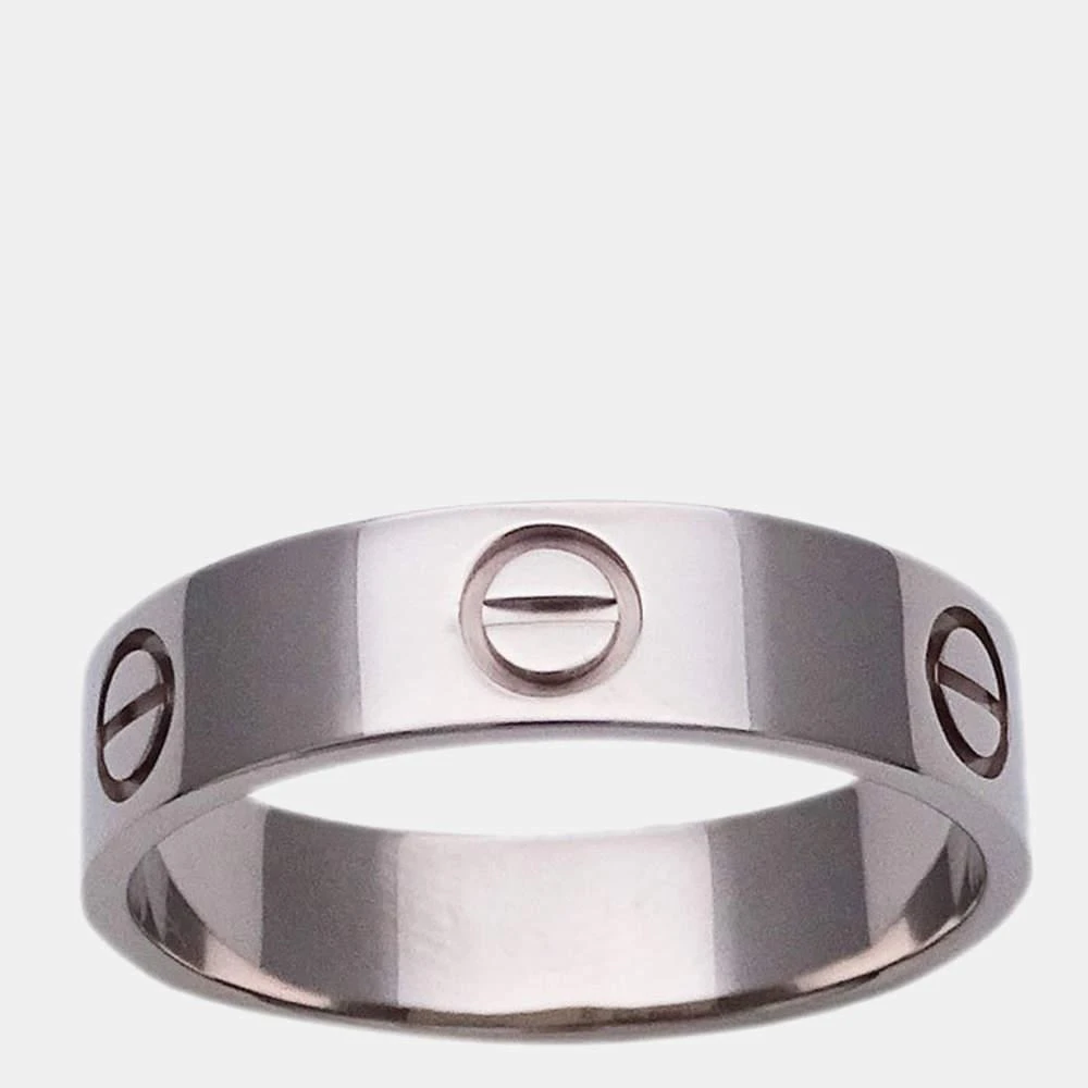 商品[二手商品] Cartier|Cartier Love 18K White Gold Ring EU 61,价格¥7819,第2张图片详细描述