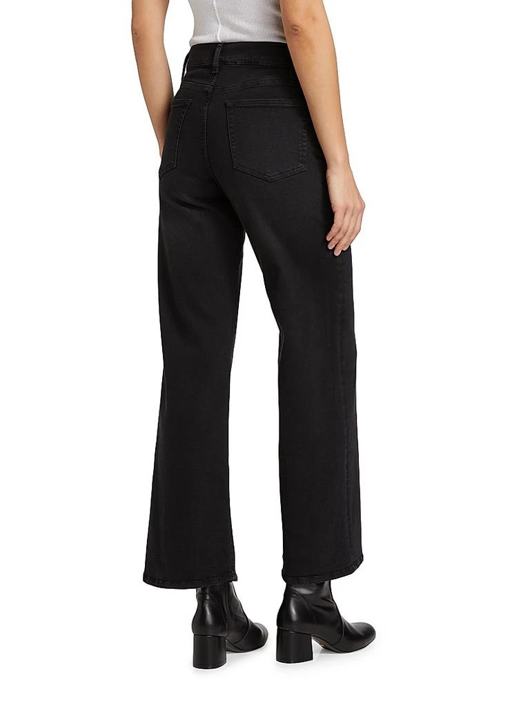 商品FRAME|Le Slim Palazzo Mid-Rise Crop Jeans,价格¥751,第5张图片详细描述