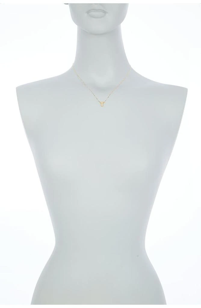 商品KARAT RUSH|14K Yellow Gold Block Letter Initial Pendant Necklace - Multiple Letters Available,价格¥1502,第4张图片详细描述