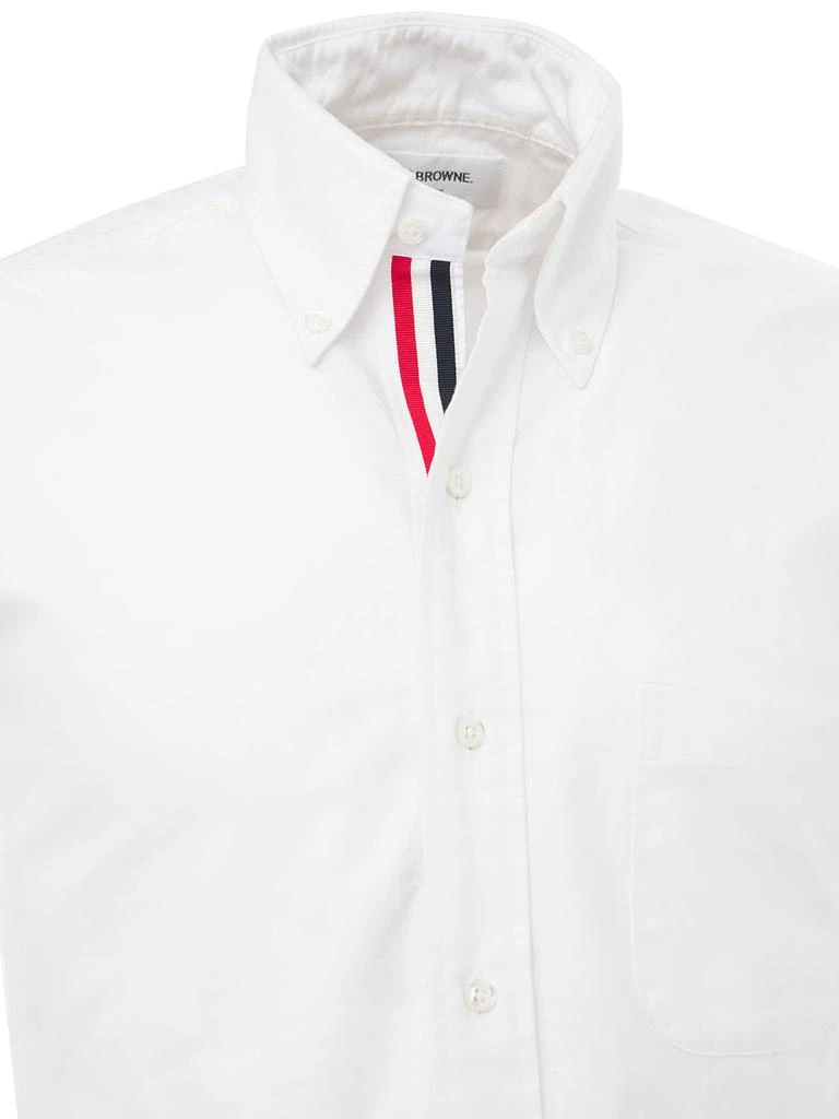 商品Thom Browne|Grosgrain Cotton Oxford Shirt,价格¥2054,第3张图片详细描述