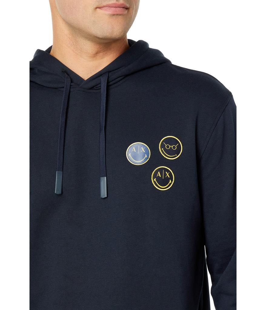 商品Armani Exchange|Smiley Hooded Sweatshirt,价格¥752,第5张图片详细描述