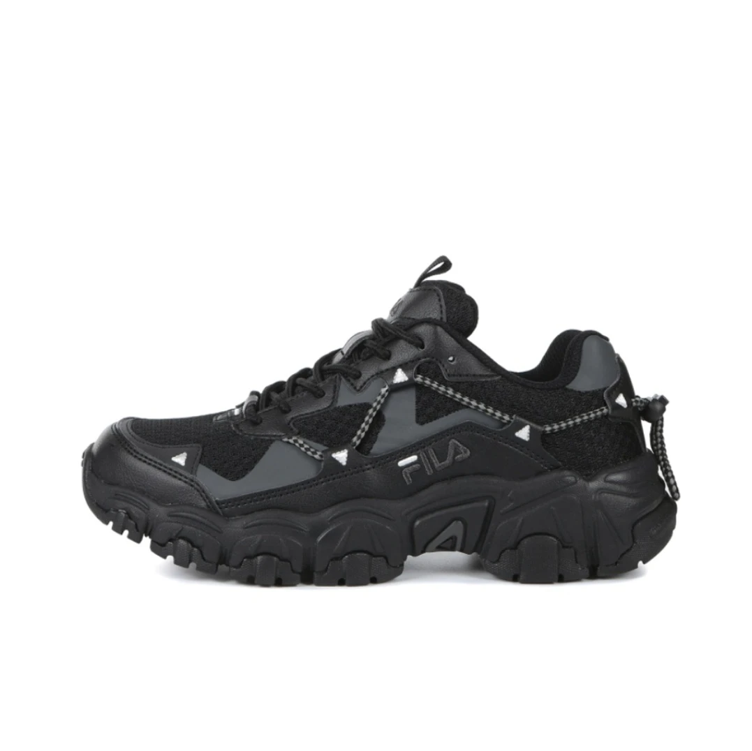 【享贝家】ZY -（预售款） 斐乐 Fila 黑色猫爪 透气跑鞋 运动鞋 韩版 新款 男女同款（10-15天内发货）  1JM02570F-001 商品
