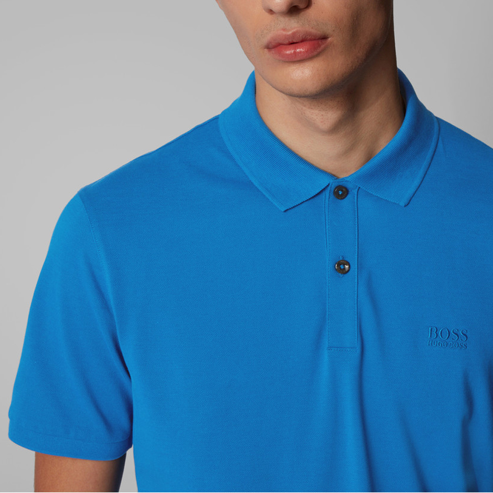 HUGO BOSS 男士蓝色短袖POLO衫 PALLAS-50425985-426商品第3张图片规格展示