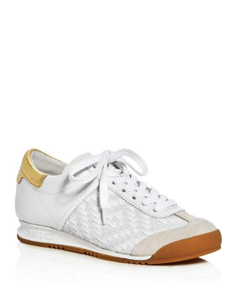 商品Ash|Women's Scorpio Woven Lace Up Sneakers,价格¥1185,第1张图片