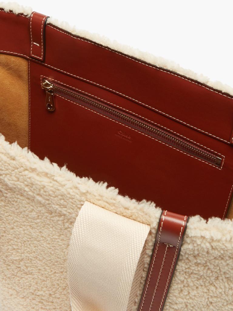 商品Chloé|Woody shearling tote bag,价格¥12319,第7张图片详细描述