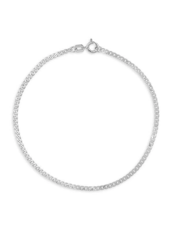 商品Saks Fifth Avenue|14K White Gold Open Curb Chain Bracelet,价格¥1740,第1张图片