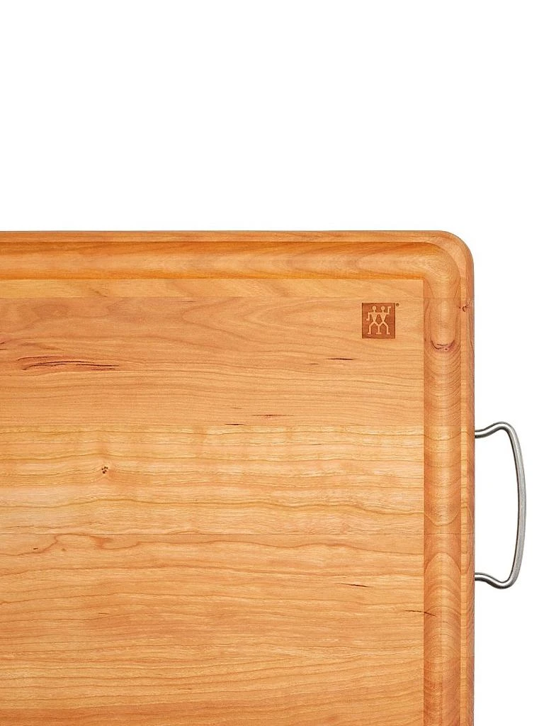 商品ZWILLING J.A. Henckels|Cherry Wood Carving Board with Handles,价格¥958,第4张图片详细描述